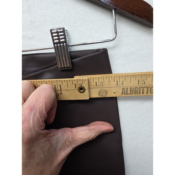 Present And Love Faux Leather Liquid Leggings Womens M NWOT Brown Color - Picture 4 of 6